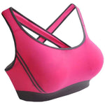 Load image into Gallery viewer, Hot Pink / S Super High Impact Incredible Sexy Sport Wire Free Padded Work Out Sport Bra The Orange Tags
