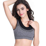 Load image into Gallery viewer, Grey / M Super High Impact Incredible Sexy Sport Wire Free Padded Work Out Sport Bra The Orange Tags
