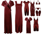 Charger l&#39;image dans la galerie, Ladies Satin Nightwear Set / Pyjama Set The Orange Tags
