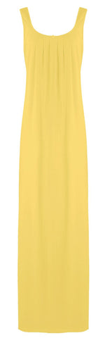 Charger l&#39;image dans la galerie, Yellow / XL NEW WOMENS NIGHTSHIRT LADIES SLEEVELESS COTTON NIGHTY NIGHTDRESS 18-22 The Orange Tags
