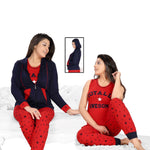 Afbeelding in Gallery-weergave laden, Red / M Women 3Pcs Tracksuit Hoodies Sweatshirt Casual Suit set The Orange Tags
