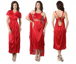 Load image into Gallery viewer, Sexy Bridal Satin Nighty With Robe The Orange Tags
