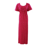 Afbeelding in Gallery-weergave laden, Pink / XL Cotton Rich Plus Size Nightgown The Orange Tags
