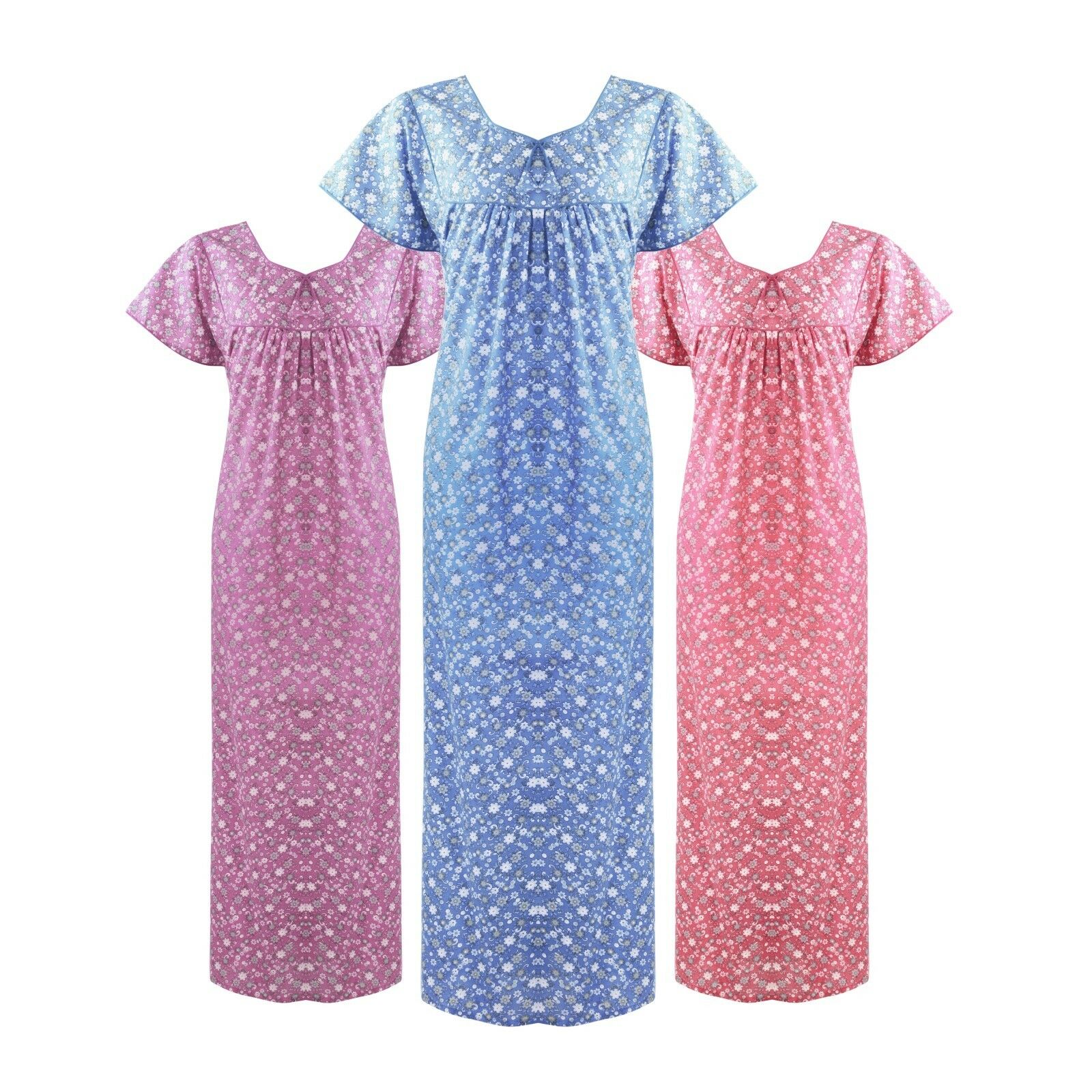 Cotton Rich Printed Nightdress The Orange Tags