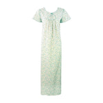 Load image into Gallery viewer, Green / One Size Cotton Rich Printed Nightdress The Orange Tags
