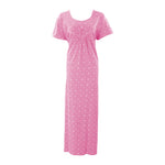 Afbeelding in Gallery-weergave laden, Baby Pink / XL Cotton Rich Plus Size Nightgown The Orange Tags
