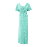 Afbeelding in Gallery-weergave laden, Sky Blue / XL Cotton Rich Plus Size Nightgown The Orange Tags
