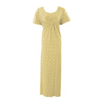 Načíst obrázek do prohlížeče Galerie, Yellow / XL Cotton Rich Plus Size Nightgown The Orange Tags
