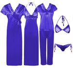 Load image into Gallery viewer, 6 Pcs Bridal Nightwear Set The Orange Tags
