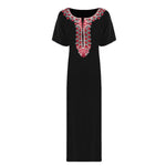 Afbeelding in Gallery-weergave laden, Black / L Audrey 100% Cotton Nightdress Plus Size The Orange Tags
