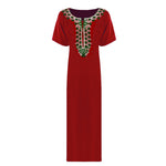 Načíst obrázek do prohlížeče Galerie, Red / L Audrey 100% Cotton Nightdress Plus Size The Orange Tags
