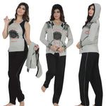 Load image into Gallery viewer, Black / L (8-10) 3 Piece Tracksuit Hoodie Top Jogging Pants The Orange Tags

