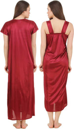 Charger l&#39;image dans la galerie, Ava Satin Nightdress and Robe Set The Orange Tags
