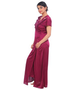 Charger l&#39;image dans la galerie, Emma Satin Nightdress and Dressing Gown Set The Orange Tags
