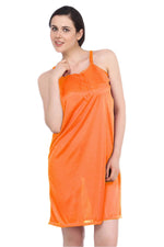 Afbeelding in Gallery-weergave laden, Lily Short Satin Chemise The Orange Tags
