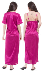 Afbeelding in Gallery-weergave laden, Aria Satin Nightdress and Robe Clearance The Orange Tags
