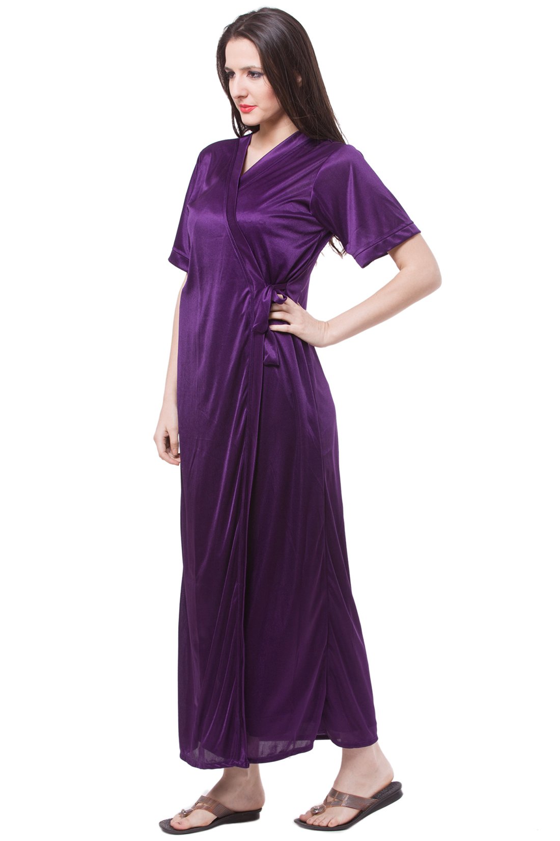 Aria Satin Nightdress and Robe Clearance The Orange Tags