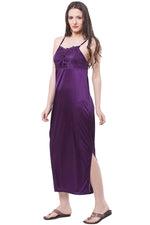Charger l&#39;image dans la galerie, Aria Satin Nightdress and Robe Clearance The Orange Tags

