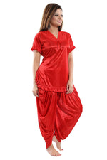Afbeelding in Gallery-weergave laden, Aleena Satin Loungewear PJ Pyjama Set The Orange Tags
