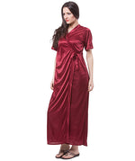 Load image into Gallery viewer, Aria Satin Nightdress and Robe Clearance The Orange Tags
