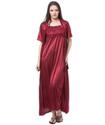 Afbeelding in Gallery-weergave laden, Aria Satin Nightdress and Robe Clearance The Orange Tags
