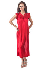 Afbeelding in Gallery-weergave laden, Red / One Size Hazel Plus Size Satin Kaftan The Orange Tags
