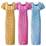 Load image into Gallery viewer, Cotton Blend Zip Floral Nightdress The Orange Tags
