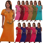 Afbeelding in Gallery-weergave laden, 100% Jeresy Cotton Short Sleeve Nightdress The Orange Tags
