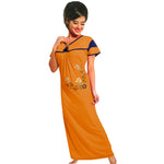 Load image into Gallery viewer, Mustard / One Size Floral 100% Cotton Jersey Short Sleeve Nighty The Orange Tags
