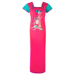 Load image into Gallery viewer, Pink / XL Cotton Rich Long Plus Size Nightdress The Orange Tags
