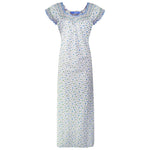 Charger l&#39;image dans la galerie, Blue / One Size 100% Cotton Nightdress The Orange Tags
