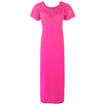 Načíst obrázek do prohlížeče Galerie, Pink / 12-16 Cotton Blend Comfy Jersey Nightdress The Orange Tags

