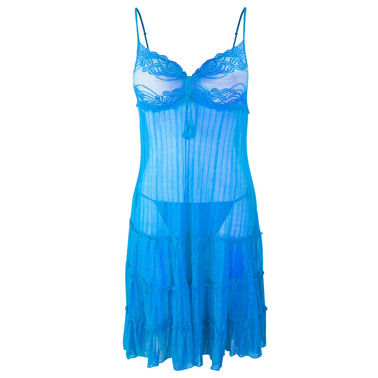 Blue / One Size Womens Sexy Babydoll G-String Dress Ladies Underwear Lingerie Thong Nightwear Y The Orange Tags