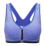 Load image into Gallery viewer, Blue / M Super High Impact Incredible Sexy Sport Wire Free Padded Work Out Sport Bra Wr50 The Orange Tags
