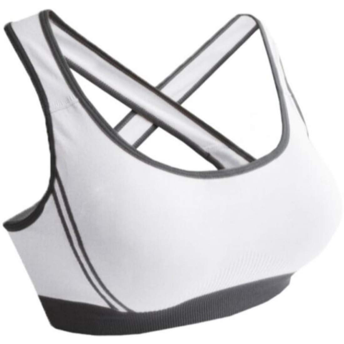 Grey / S Super High Impact Incredible Sexy Sport Wire Free Padded Work Out Sport Bra The Orange Tags
