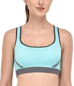 Load image into Gallery viewer, Teal / S Super High Impact Incredible Sexy Sport Wire Free Padded Work Out Sport Bra The Orange Tags
