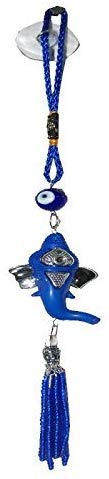 Charger l&#39;image dans la galerie, 23cm Turkish Oval Blue Evil Eye Amulet Wall Hanging Decor Blessing Protection The Orange Tags
