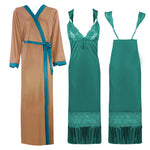 Afbeelding in Gallery-weergave laden, Gold / L Amelia Plus Size Nightwear Set The Orange Tags
