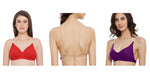 Load image into Gallery viewer, Push Up Padded Bra Strapless Multiway Transparent Clear Back Straps Bras The Orange Tags
